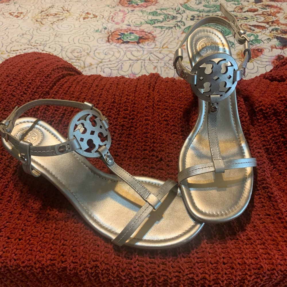 Tory Burch Miller Logo T-Strap Sandal